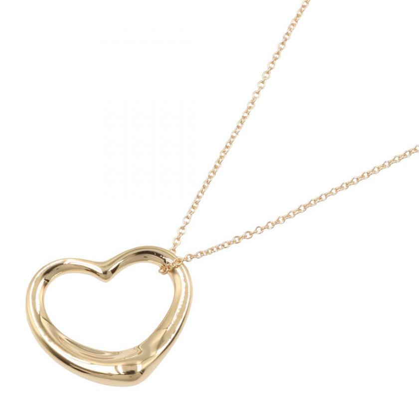 TIFFANY & Co. open heart necklace necklace K18YG Yellow Gold 1037269 - Condition A
