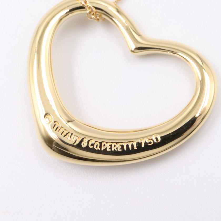 TIFFANY & Co. open heart necklace necklace K18YG Yellow Gold 1037269 - Condition A