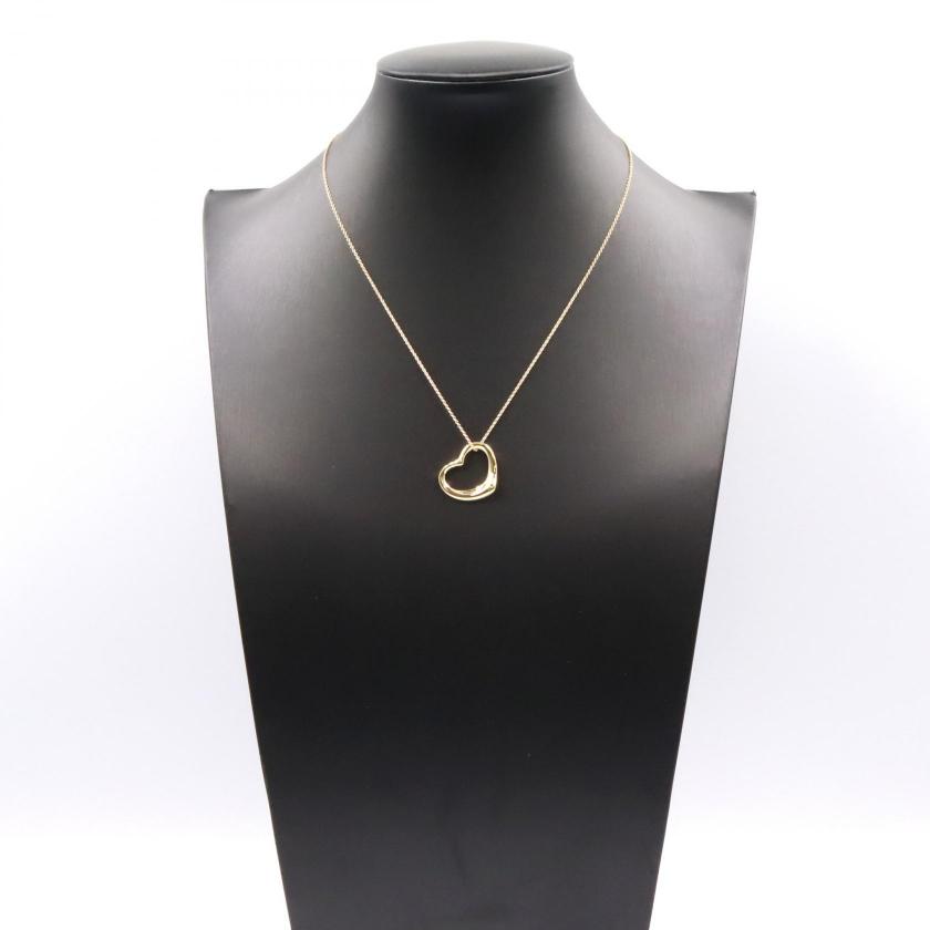 TIFFANY & Co. open heart necklace necklace K18YG Yellow Gold 1037269 - Condition A