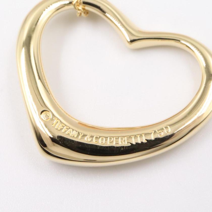 TIFFANY & Co. open heart necklace MD necklace K18YG Yellow Gold 1042321 - Condition A