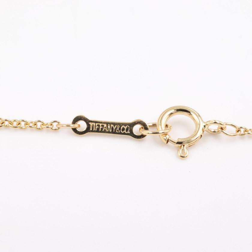 TIFFANY & Co. open heart necklace MD necklace K18YG Yellow Gold 1042321 - Condition A