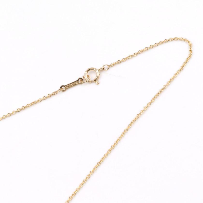 TIFFANY & Co. open heart necklace MD necklace K18YG Yellow Gold 1042321 - Condition A