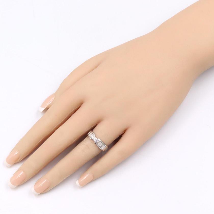 TIFFANY & Co. atlas diamond ring ring ring K18WG diamond White gold clear 1041681 - Condition A