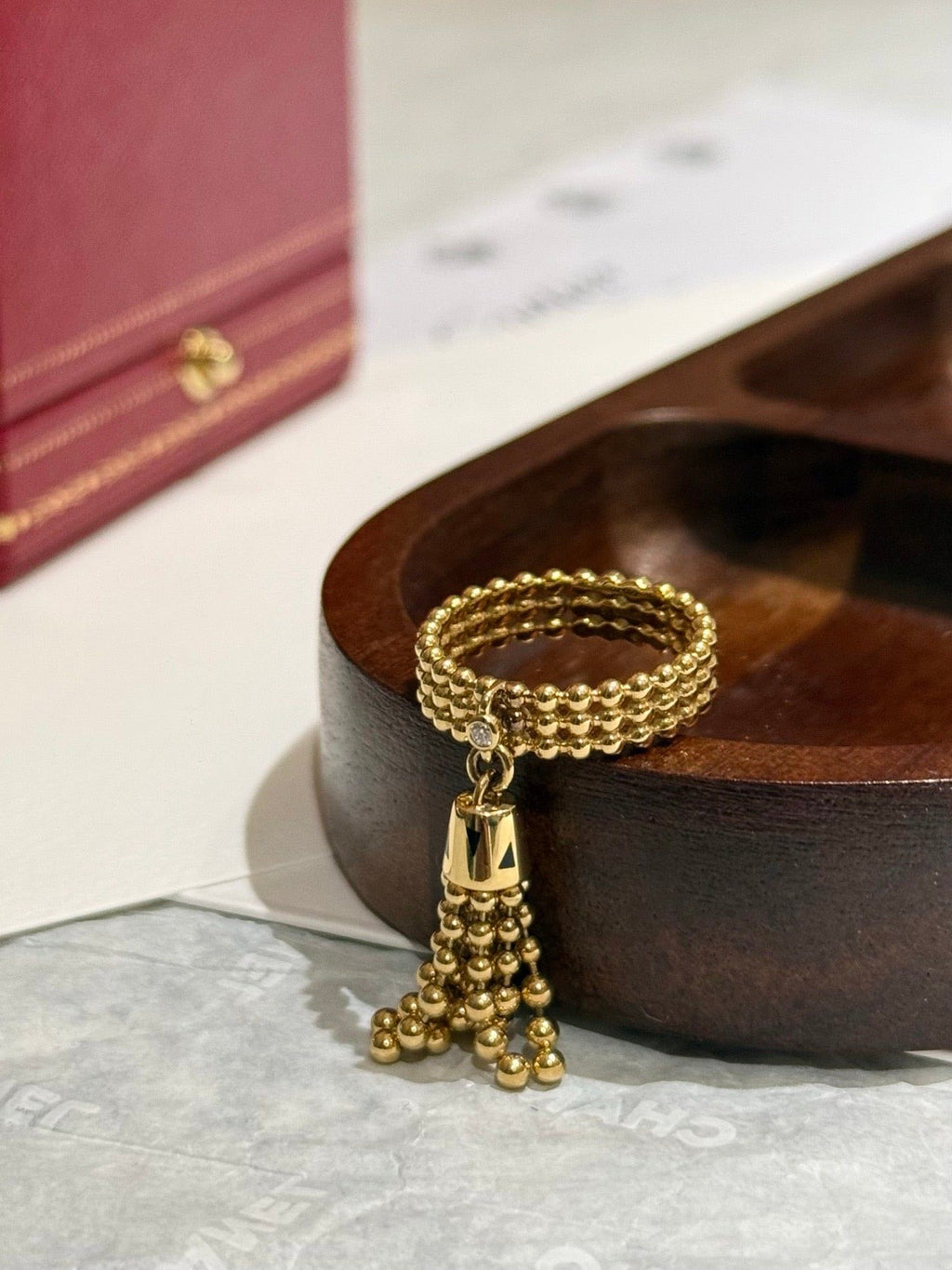 99%New🆕 Cartier Panthere de Cartier Tassel Ring (size 51) #16208