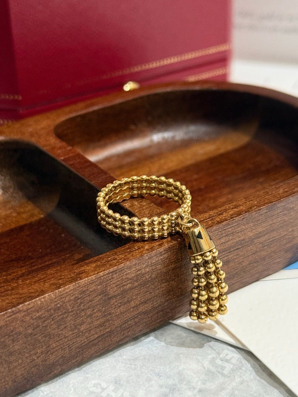99%New🆕 Cartier Panthere de Cartier Tassel Ring (size 51) #16208