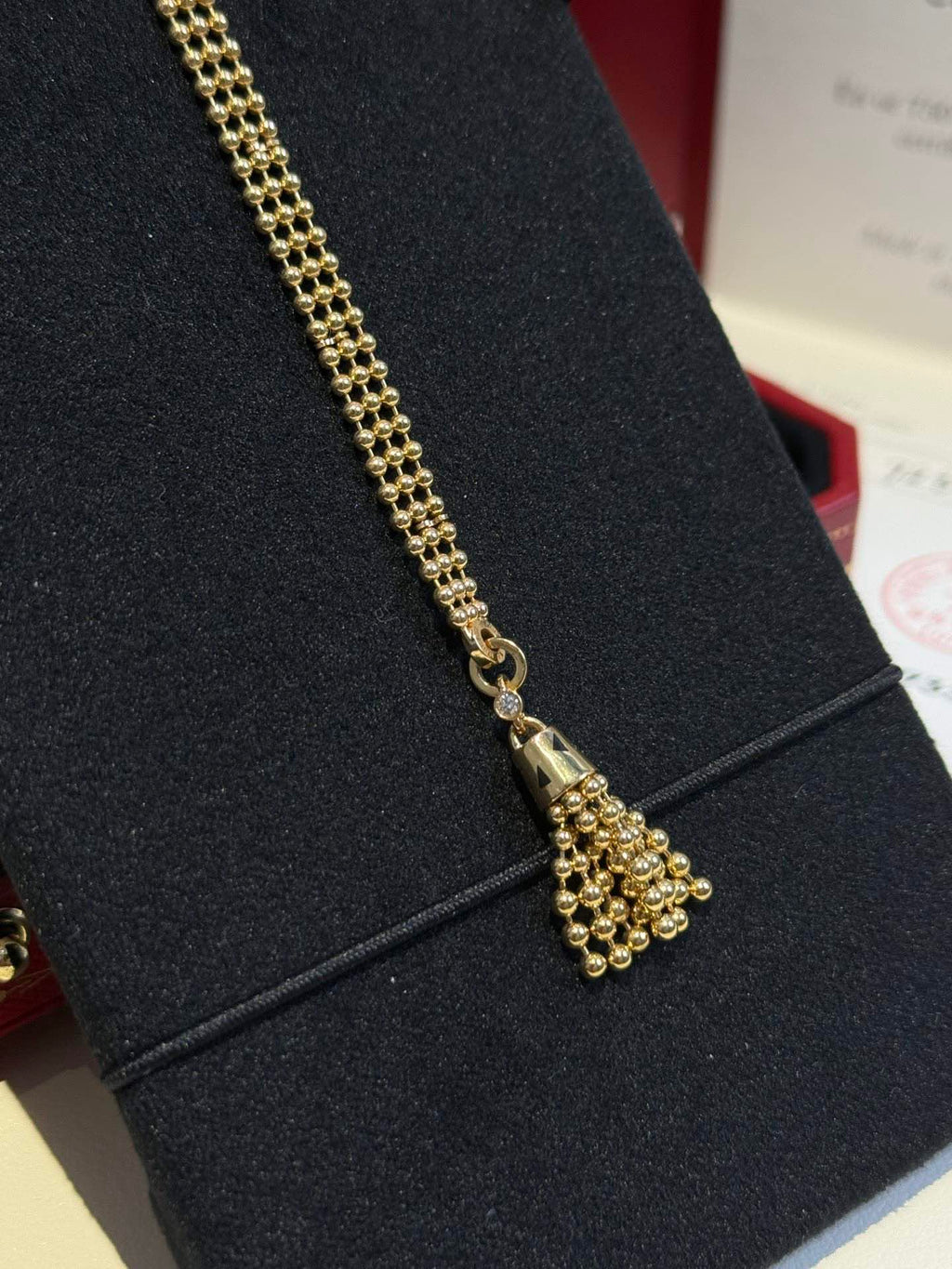 99%New🆕 Cartier Panthere de Cartier Tassel Bracelet (size 15) #16112