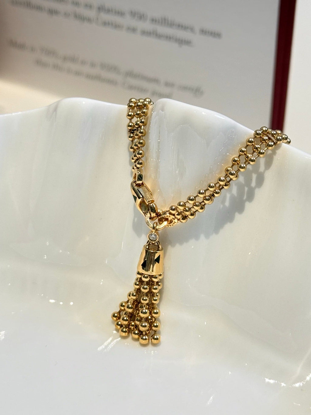 99%New🆕 Cartier Panthere de Cartier Tassel Bracelet (size 15) #16112