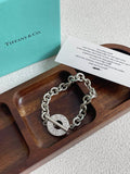 💕 Tiffany Silver OT Bracelet (17cm) #16134