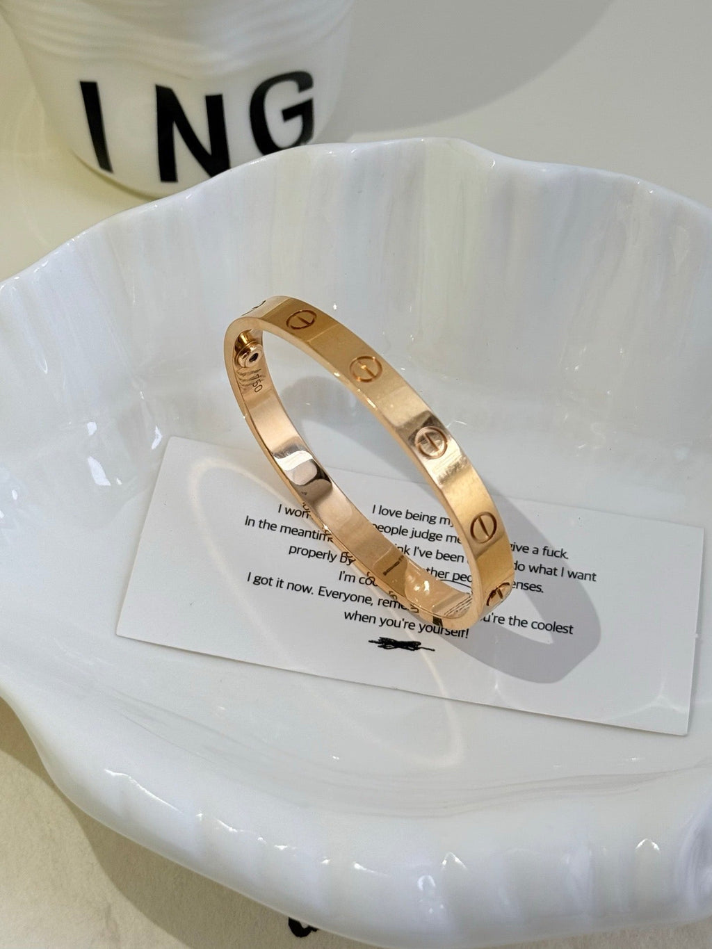 💕 Cartier Love Bracelet Classic Model (size 16) 18k Rosegold #16094