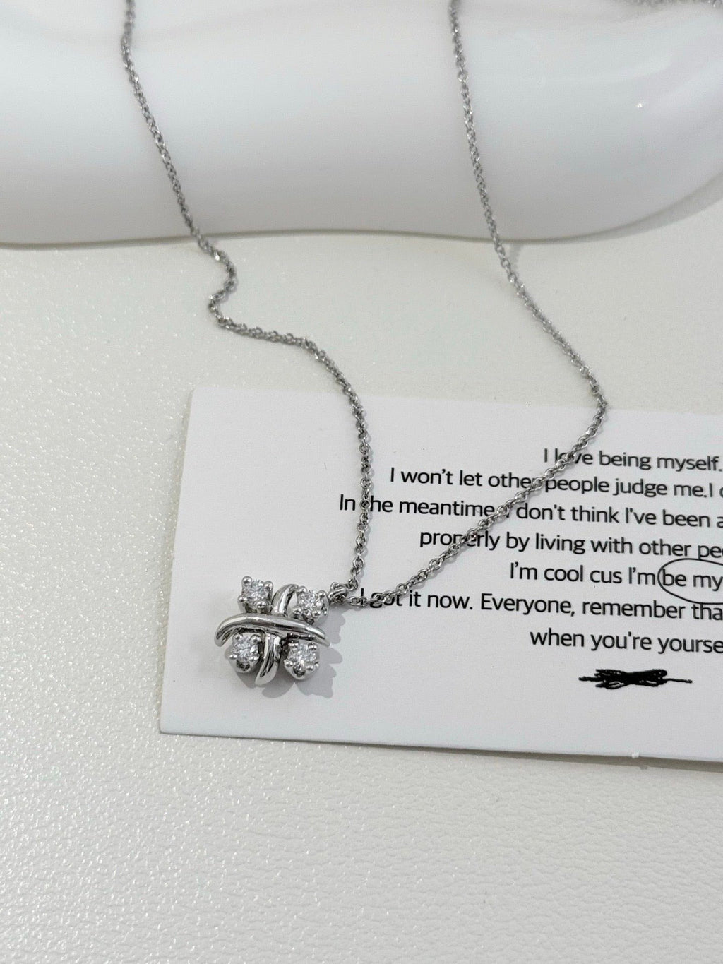 💕 Tiffany Sixteen Stone Necklace, Platinum & Diamonds #16085