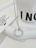💕 Cartier Juste un Clou Nail Necklace, 18k White Gold & Diamonds #16130