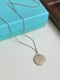 💕 Tiffany & Co. 925 Silver Letter E Necklace #16012