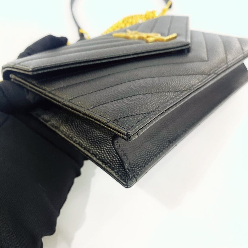 YSL envelope cowhide small size bag
