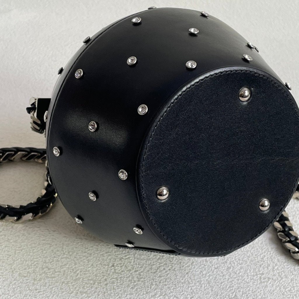 💕 Saint Laurent Crystal mini bucket Bag #16517
