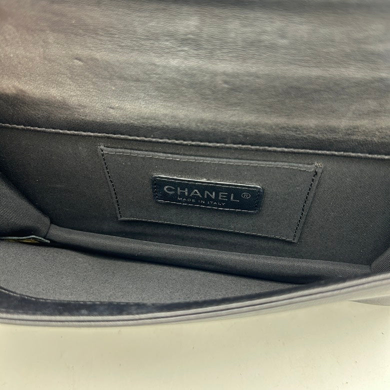 Chanel Plexiglass Boy Brick Chain ShoulderBag AJ281