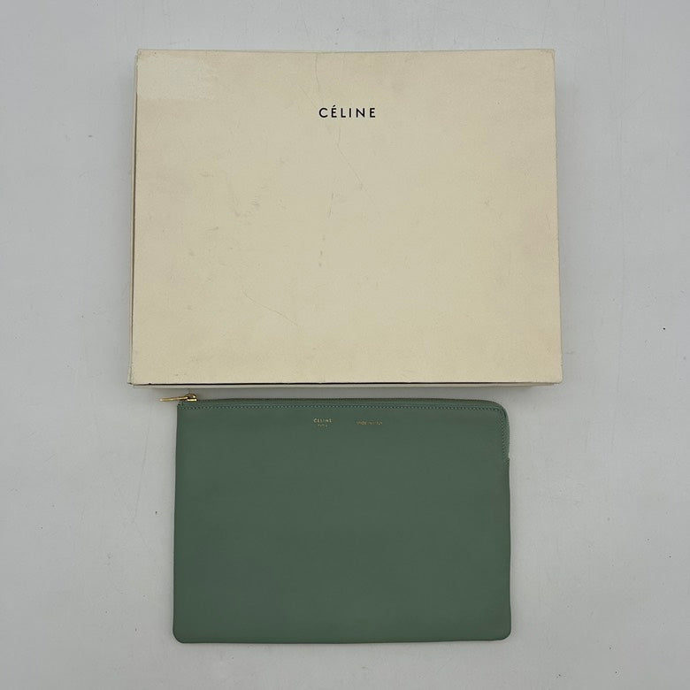 Celine Leather Clutch AJ043