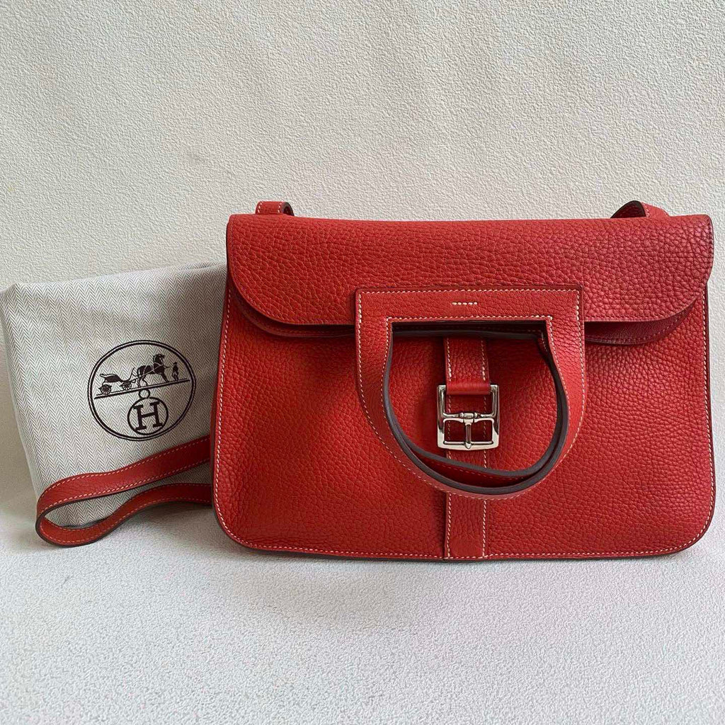 💕 Hermes Halzan 31 Clemence Leather (2016) #16561