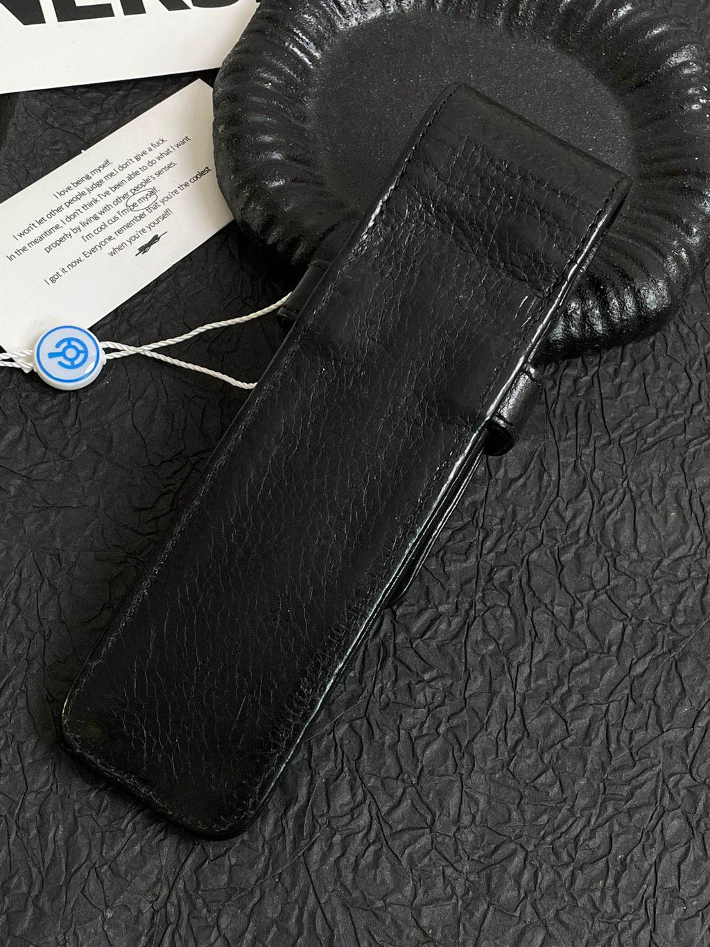 💕 Chrome Hearts Leather Pen Case & 925 Silver #16404