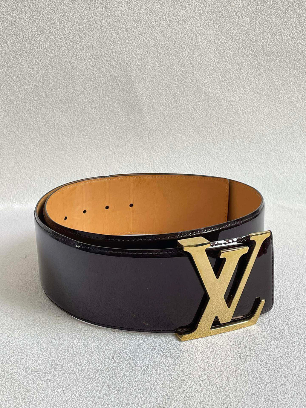 💕 Louis Vuitton Patent Leather Belt (size 85) #16597