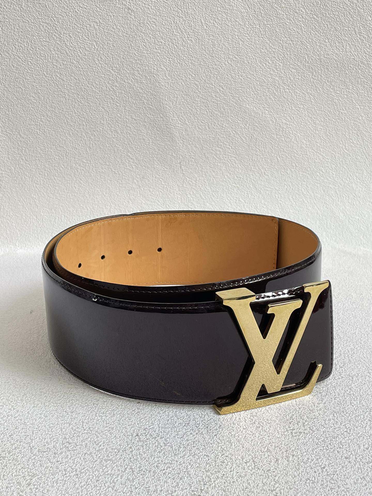 💕 Louis Vuitton Patent Leather Belt (size 85) #16597