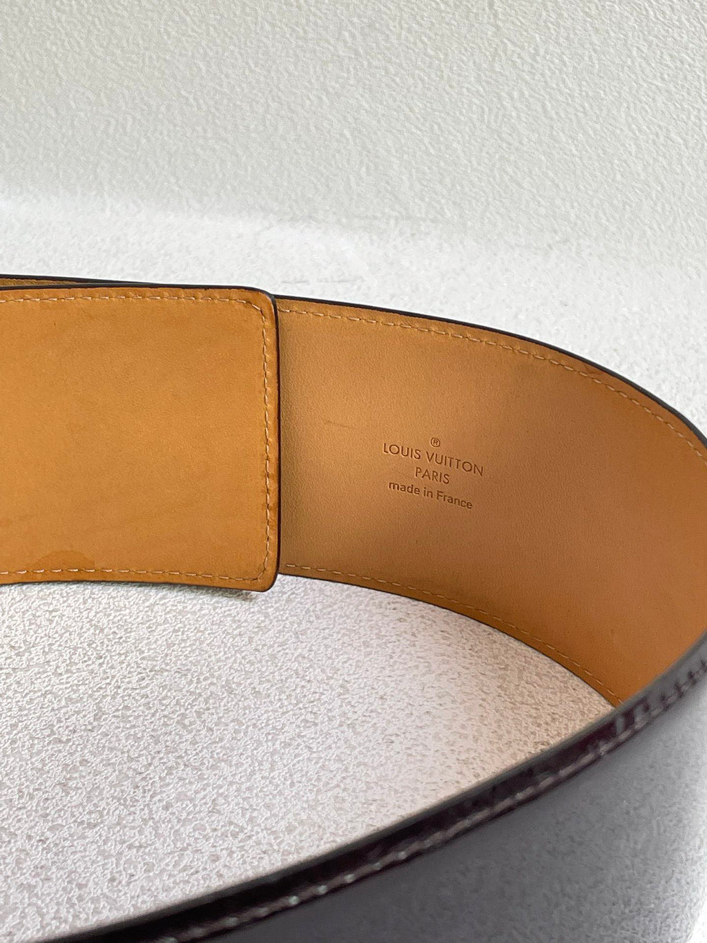 💕 Louis Vuitton Patent Leather Belt (size 85) #16597