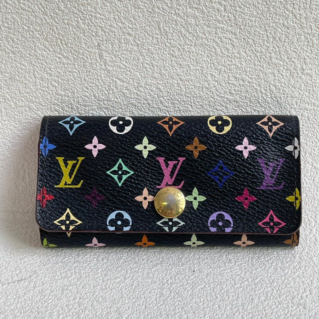💕 Louis Vuitton Multicolor 4 Key Holder #16387