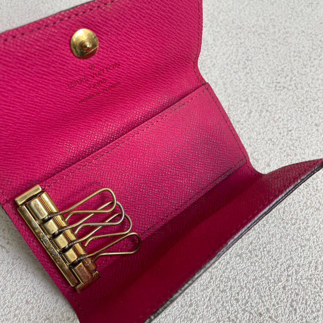 💕 Louis Vuitton Multicolor 4 Key Holder #16387