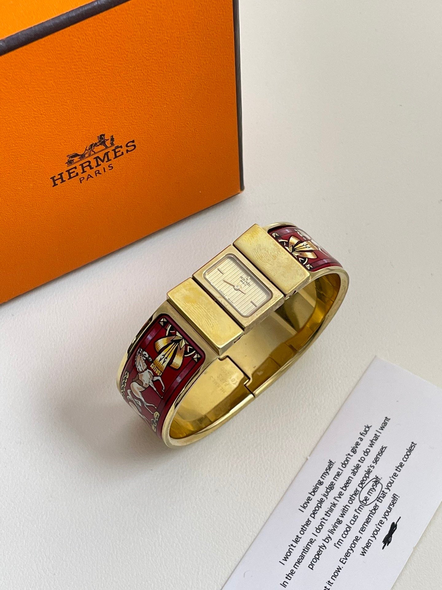 💕 Hermes Loquet Watch L01.200 (size 17) #16567