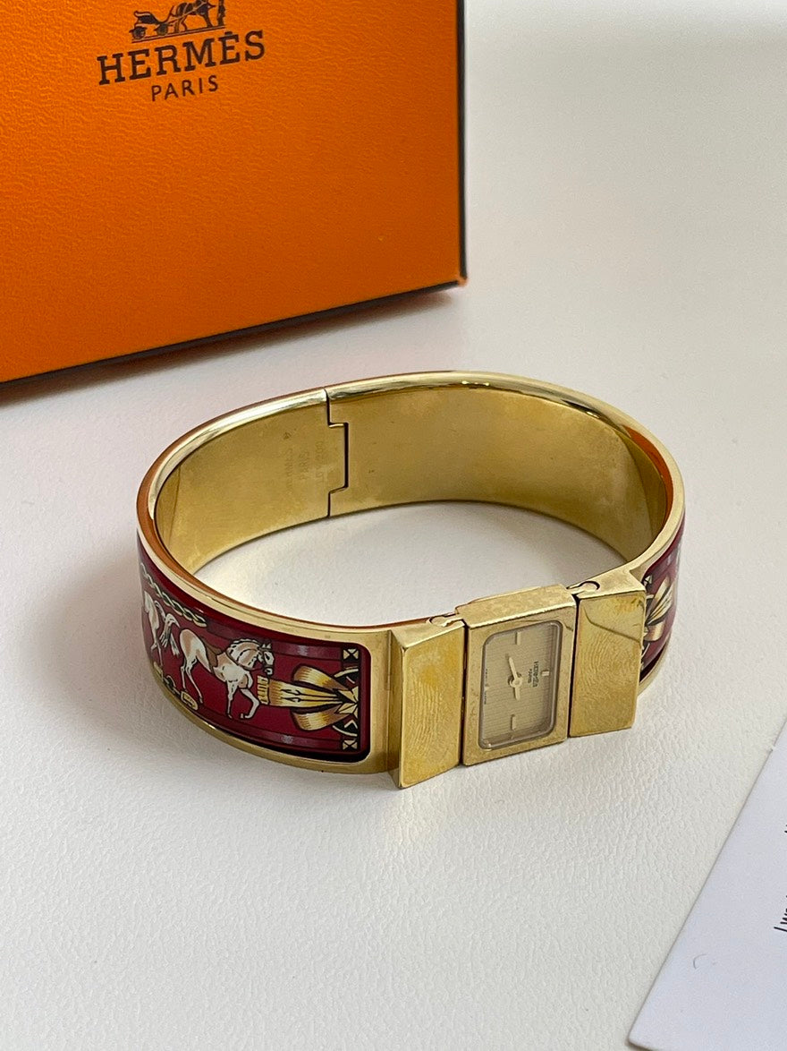 💕 Hermes Loquet Watch L01.200 (size 17) #16567