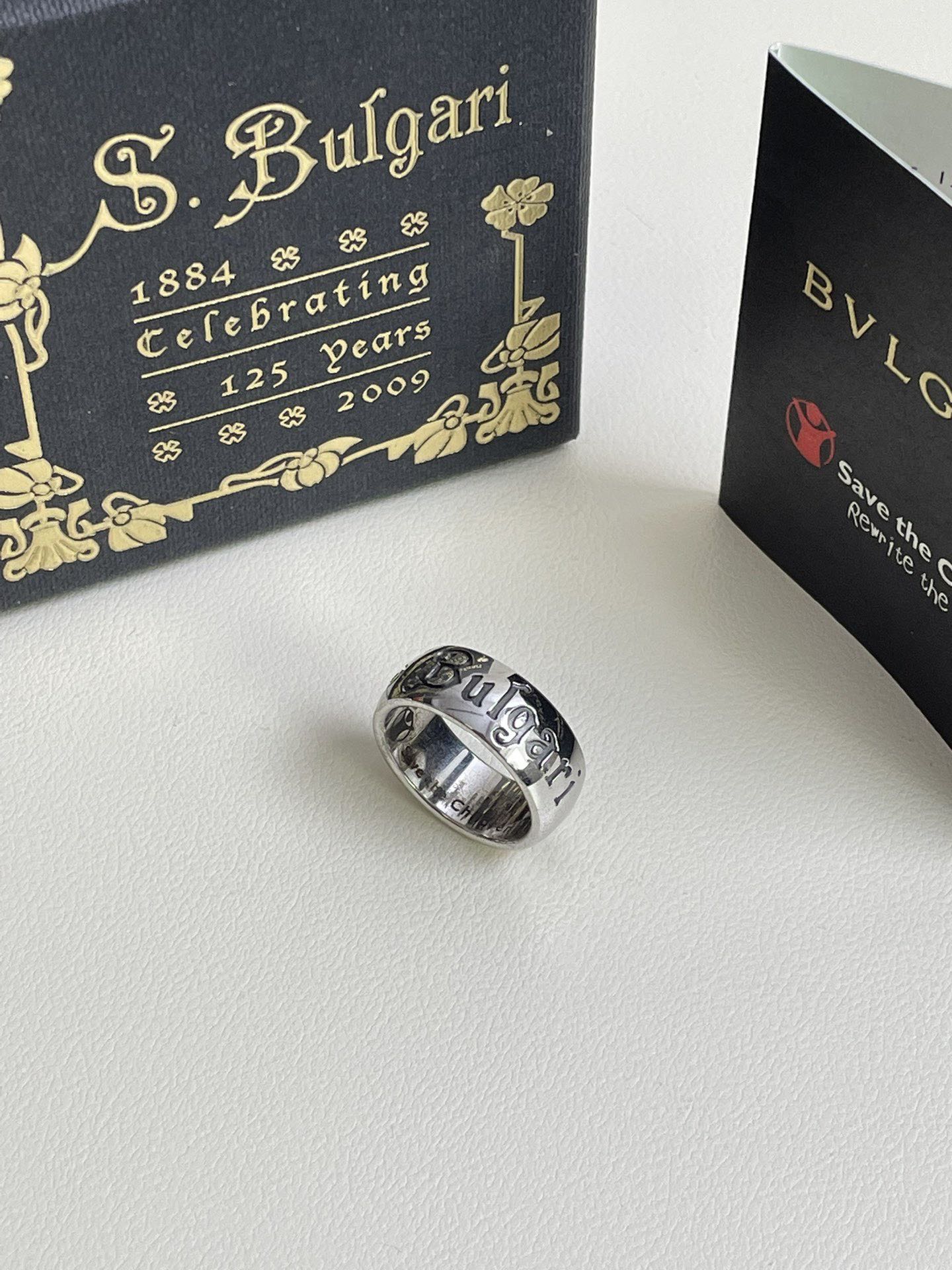 💕 BVLGARI 925 Silver Ring (size 55) #16548