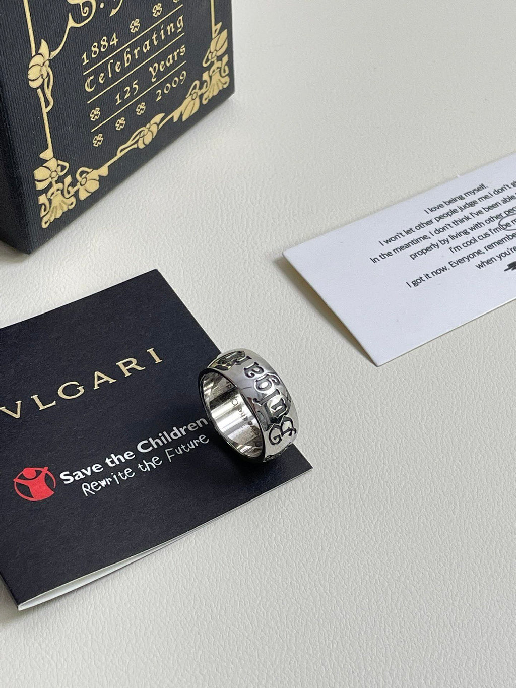 💕 BVLGARI 925 Silver Ring (size 55) #16548
