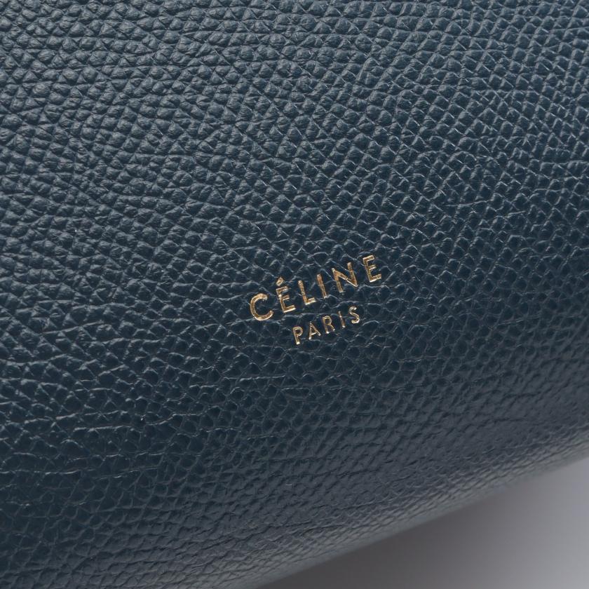 CELINE BELT BAG MICRO belt bag micro 2WAY Handbag leather dark blue 1062673 - Condition A