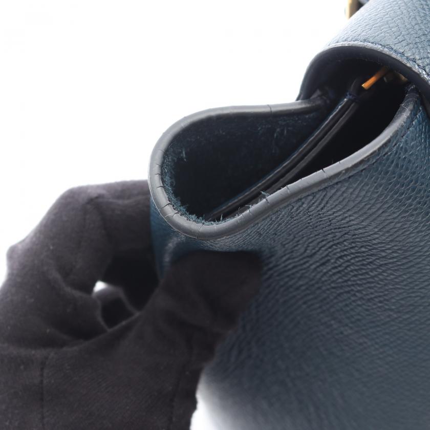 CELINE BELT BAG MICRO belt bag micro 2WAY Handbag leather dark blue 1062673 - Condition A