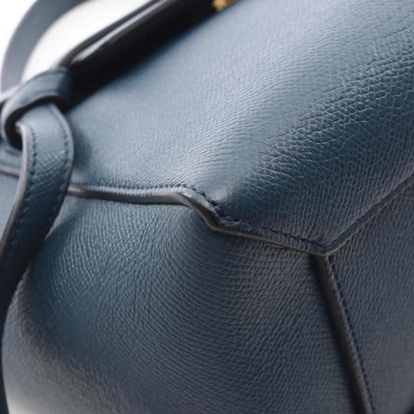 CELINE BELT BAG MICRO belt bag micro 2WAY Handbag leather dark blue 1062673 - Condition A