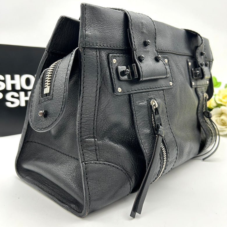 Chloe Black Motocross City Bag RS2407123