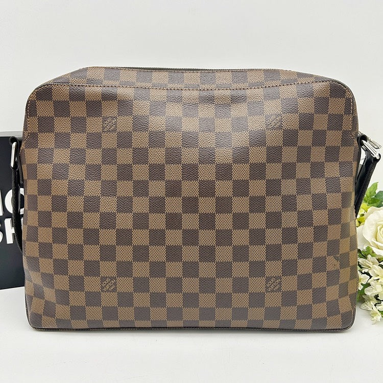 Louis Vuitton Damier Ebene Naviglio Messenger Shoulder Bag AH342