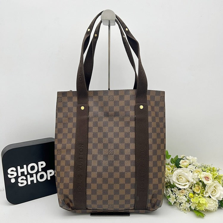 Louis Vuitton Damier Ebene Cabas Beaubourg Tote Bag AJ267.
