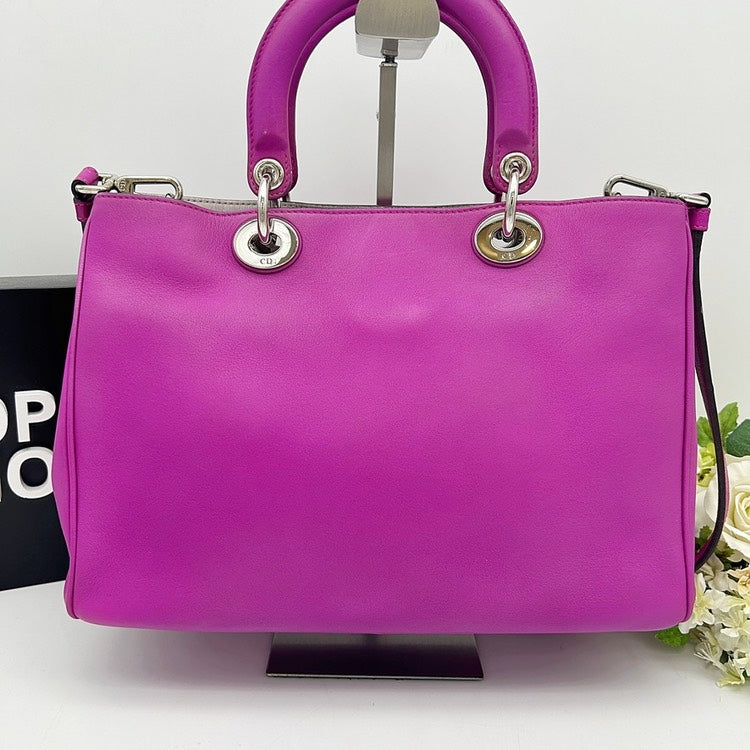 Christian Dior Diorissimo Medium Leather Tote Bag AH902