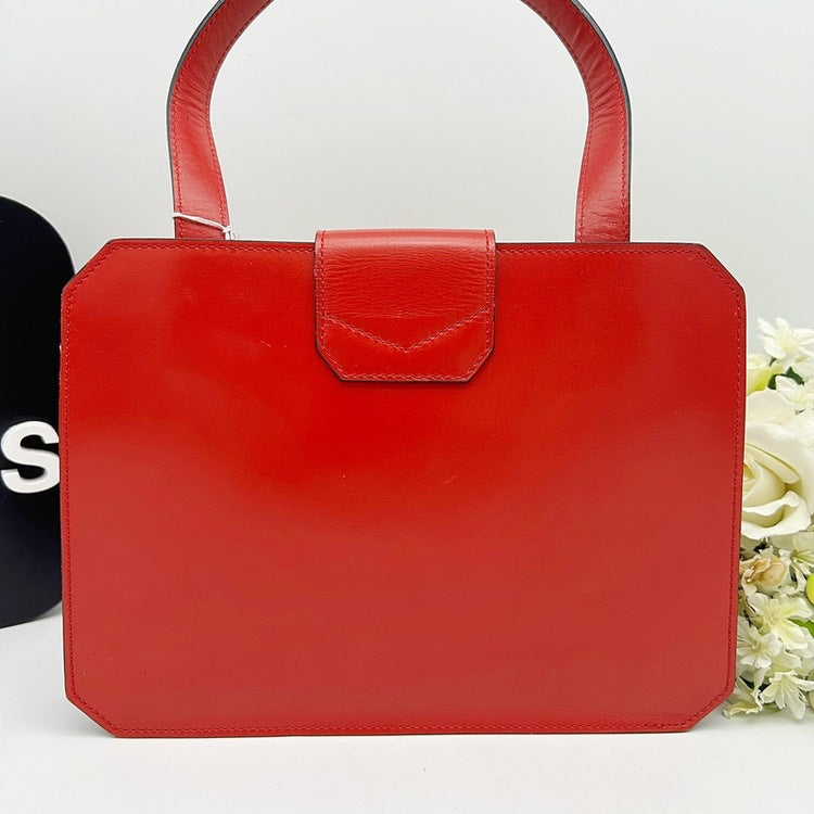CELINE Vintage Ring Gancini Top Handle Bag AI840