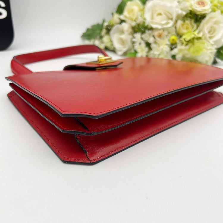 CELINE Vintage Ring Gancini Top Handle Bag AI840