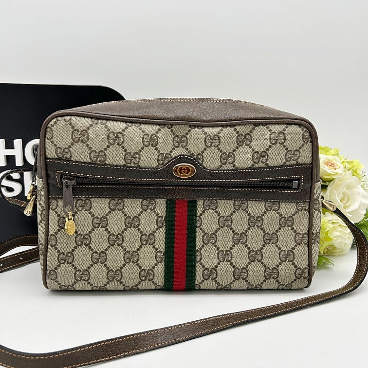 GUCCI Vintage GG Supreme Sherry Line Shoulder Bag gu9625vv.