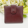 Christian Dior Vintage CD Logo Leather Bifold Wallet ca8802hn.