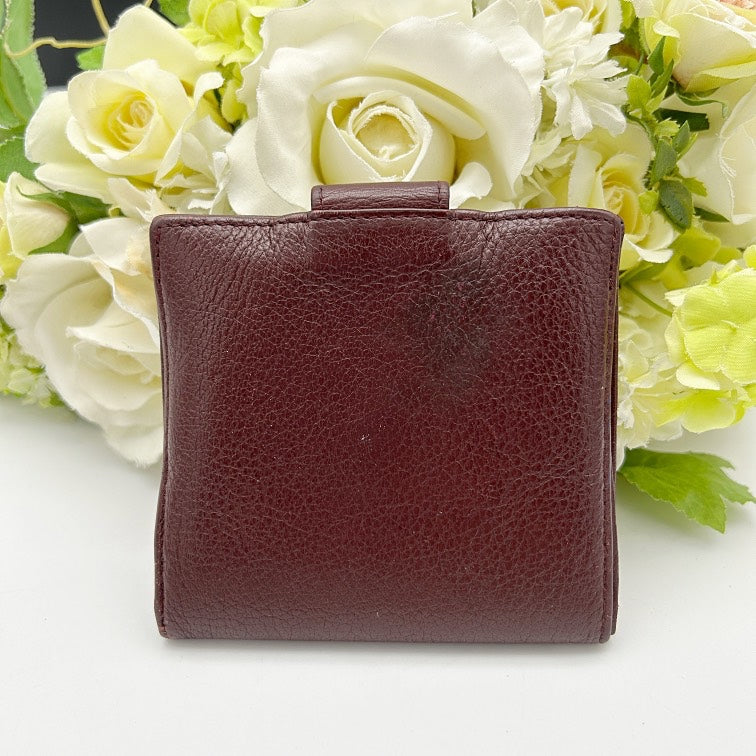 Christian Dior Vintage CD Logo Leather Bifold Wallet ca8802hn