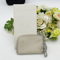 Maison Margiela 4-Stitch Grained Leather Keychain Wallet mm1919jj.