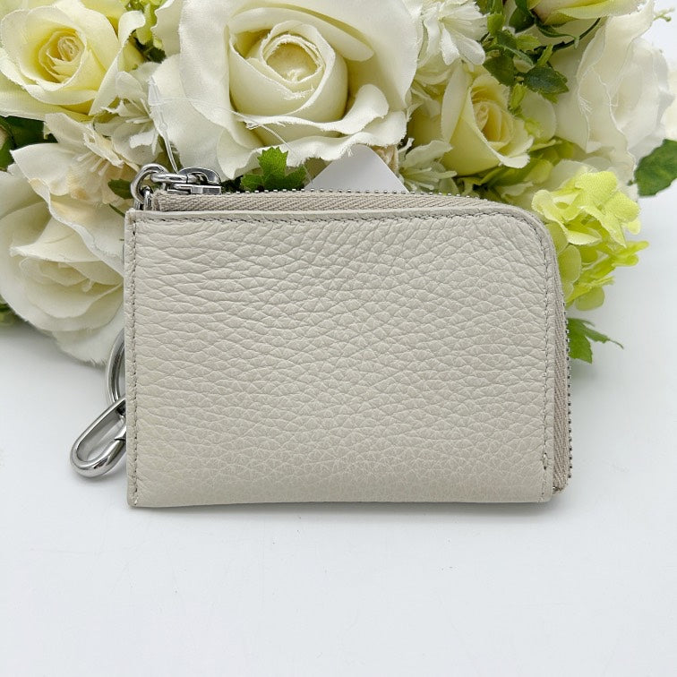 Maison Margiela 4-Stitch Grained Leather Keychain Wallet mm1919jj