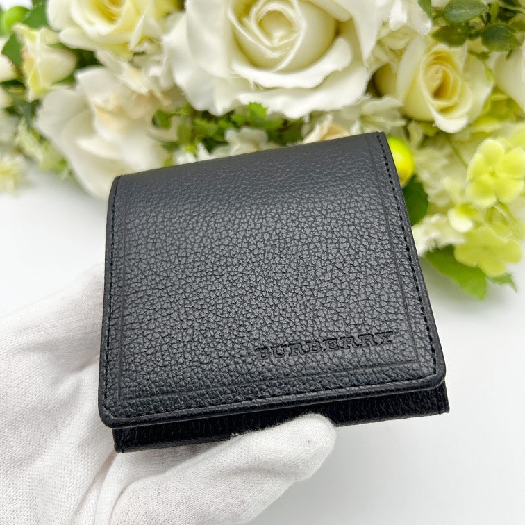 BURBERRY Grained Leather Square Coin Purse bb1506gh