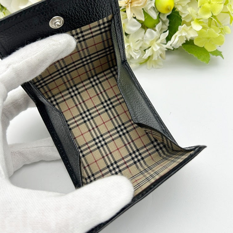 BURBERRY Grained Leather Square Coin Purse bb1506gh