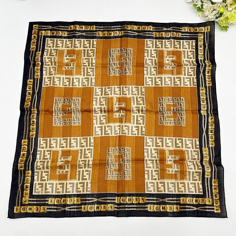 FENDI Vintage Silk Scarf fe8707hg