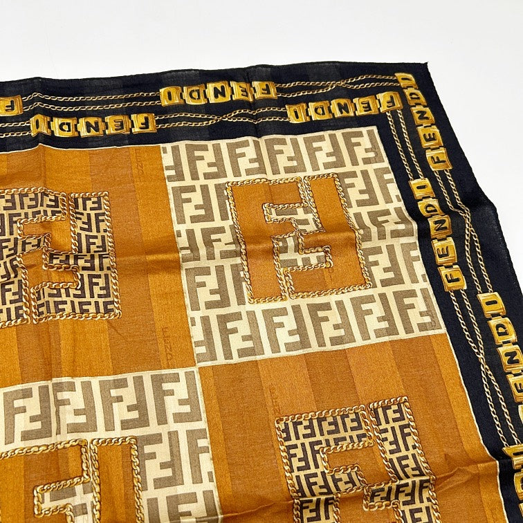 FENDI Vintage Silk Scarf fe8707hg