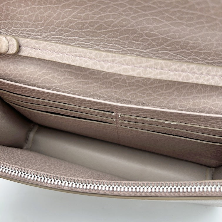Maison Margiela 4-Stitch Grained Leather Chain Wallet Bag mj4563nd